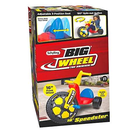 Big Wheel Speedster Toy Car k7p