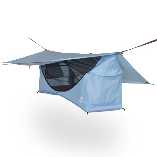 Haven Tents Lay Flat Hammock Tent with Mosquito Net, Insulated Pad and Rainfly M380