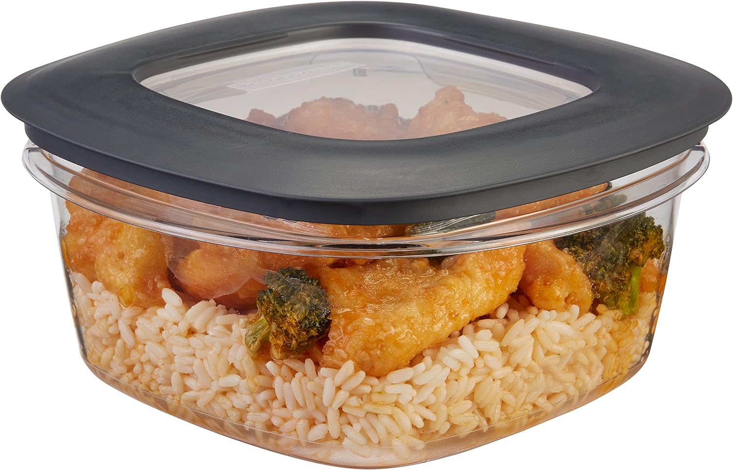 Rubbermaid Premier Easy Find Lids 5-Cup Meal Prep and Food Storage Container, Grey |BPA-Free & Stain Resistant