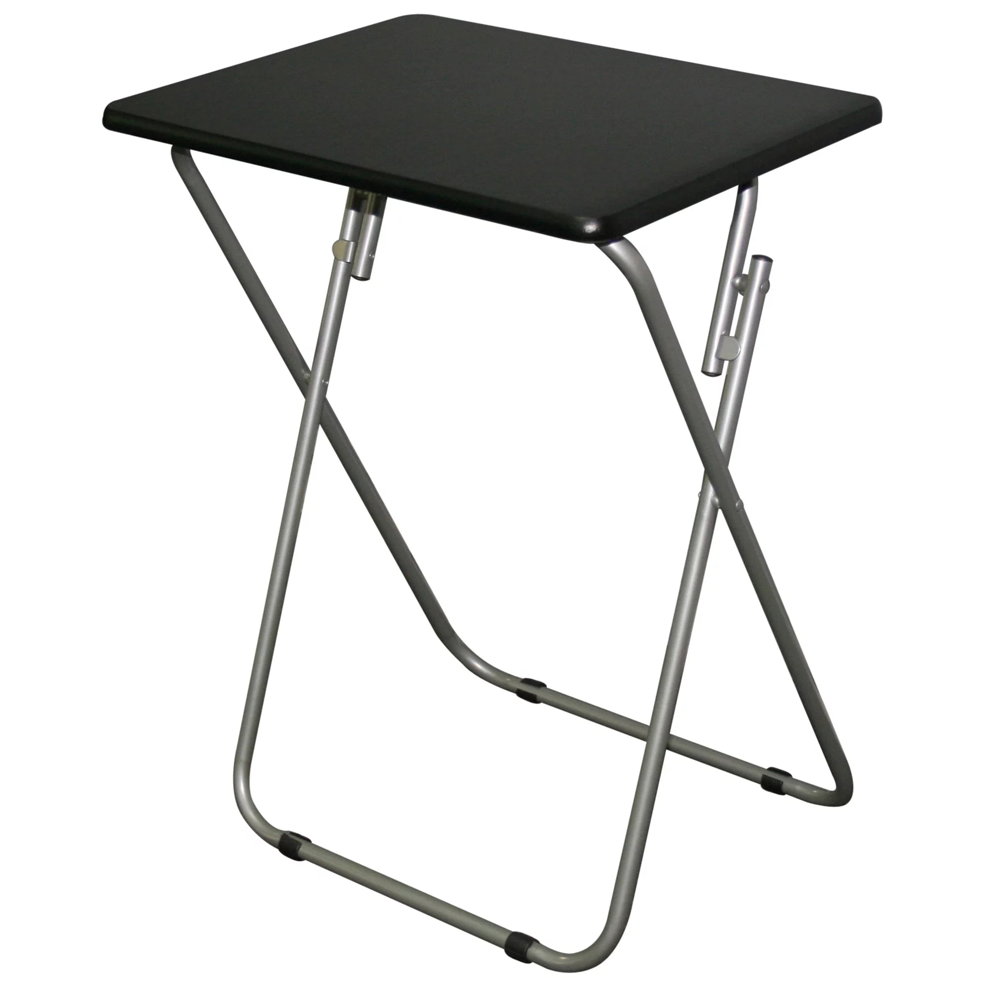 eHemco Folding TV Tray Tables, Black, Set of 2 T809