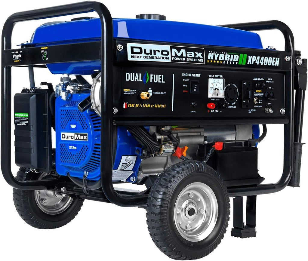 Dual Fuel Portable Generator 4400 Watt Electric Start Camping RV Ready a7