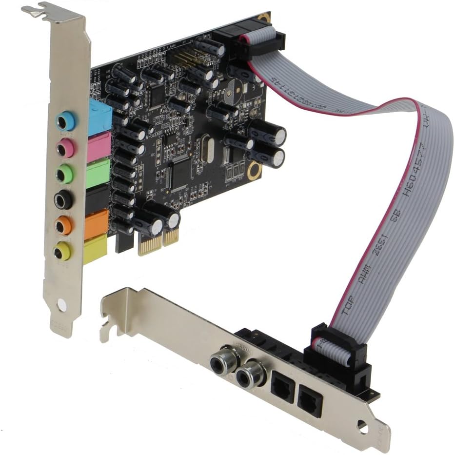 PCIe 7.1 Channel Sound Card with SPDIF Bracket k9x