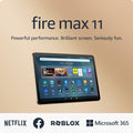 Like-New Amazon Fire Max 11 tablet (newest model) vivid 11&rdquo; display, all-in-one for streaming, reading, and gaming, 14-hour battery life, optional stylus and keyboard, 64 GB, Gray