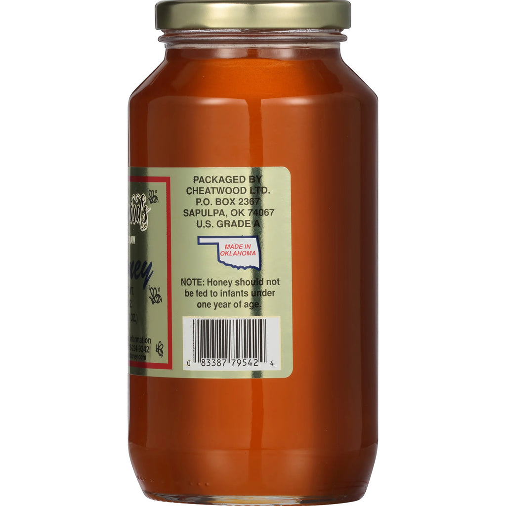 Cheatwood's Pure Raw Honey 36 oz. Jar K211393