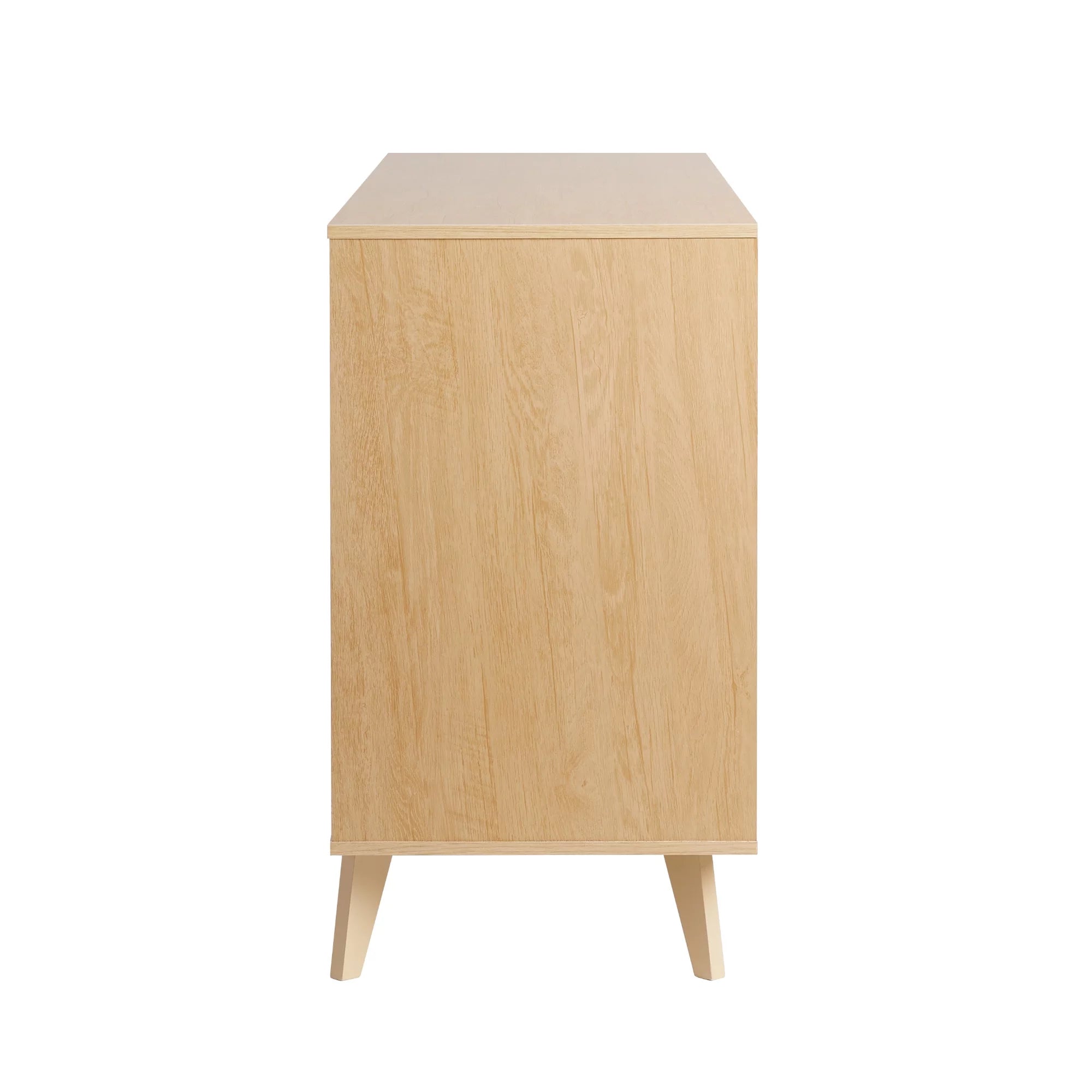 Walker Edison Modern 6-Drawer Dresser with Cut-Out Handles V97089