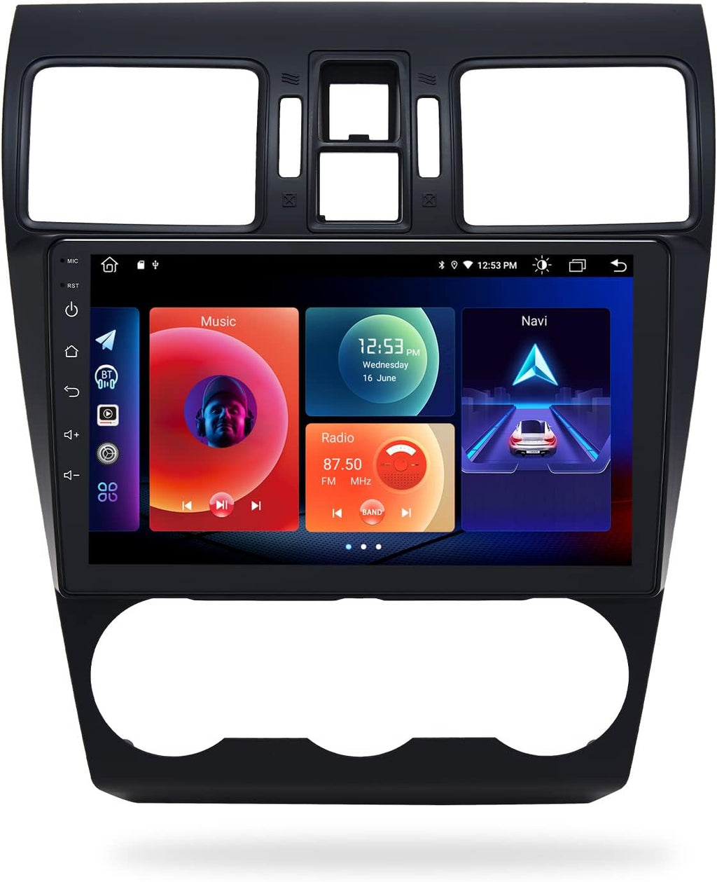 Car Stereo Bluetooth Navigation Carplay Android Auto 1280x720 IPS Touch Screen 4GB+64GB q7