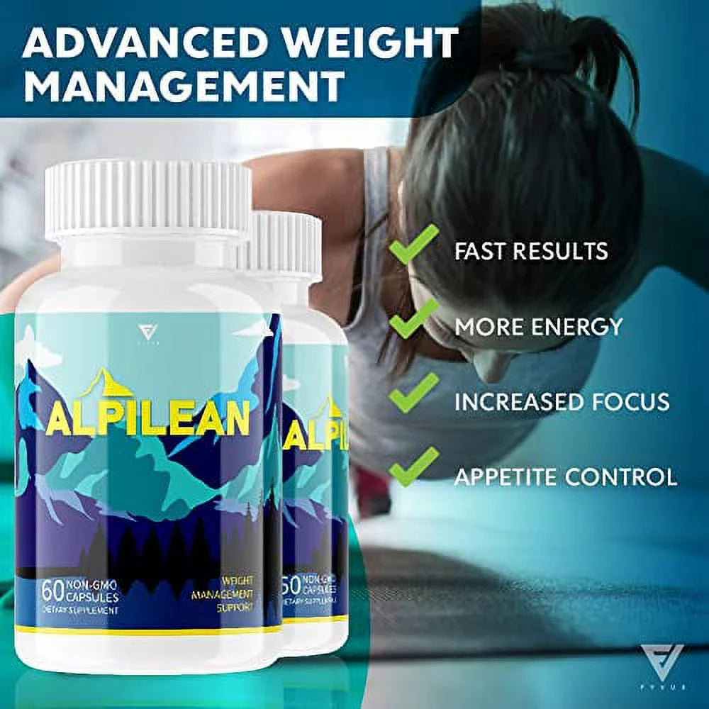 Alpilean Max Weight Loss Capsules Supplement, 300 Capsules E484956