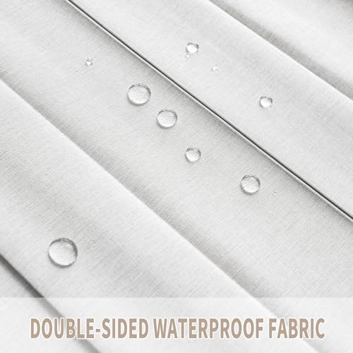 Accordion Style Door Curtain for Doorways, 1 Panel with Tieback, Beige, 52x78 C598