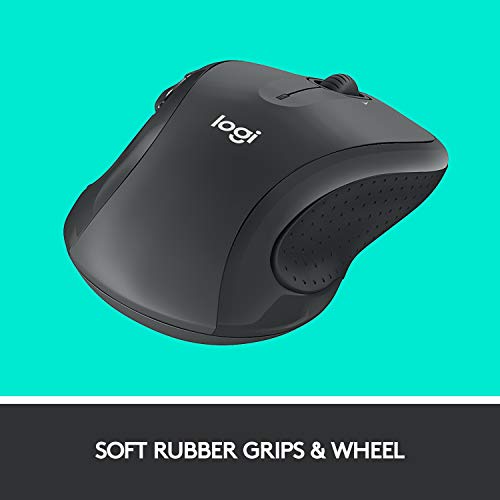 Wireless Mouse for Laptop and PC with Programmable Buttons Graphite k7