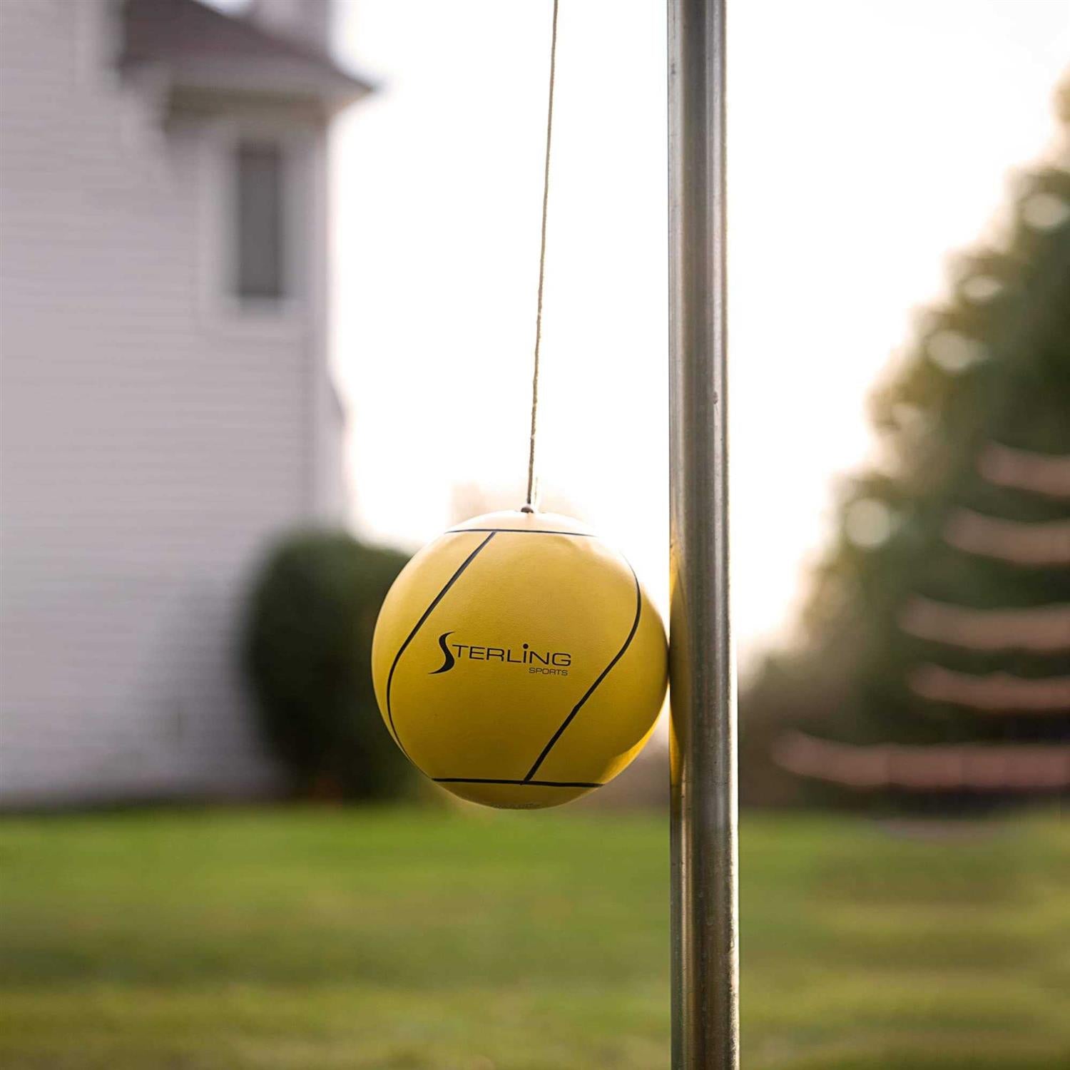 Tetherball Set for Outdoor Backyard with Ball and Rope k7