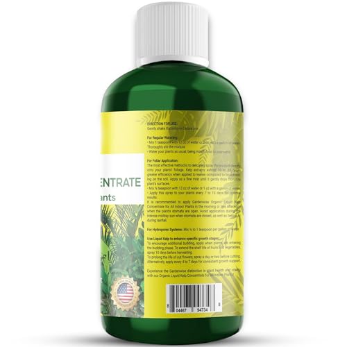 Organic Kelp Seaweed Concentrate Liquid Fertilizer for Indoor Plants 8oz k7