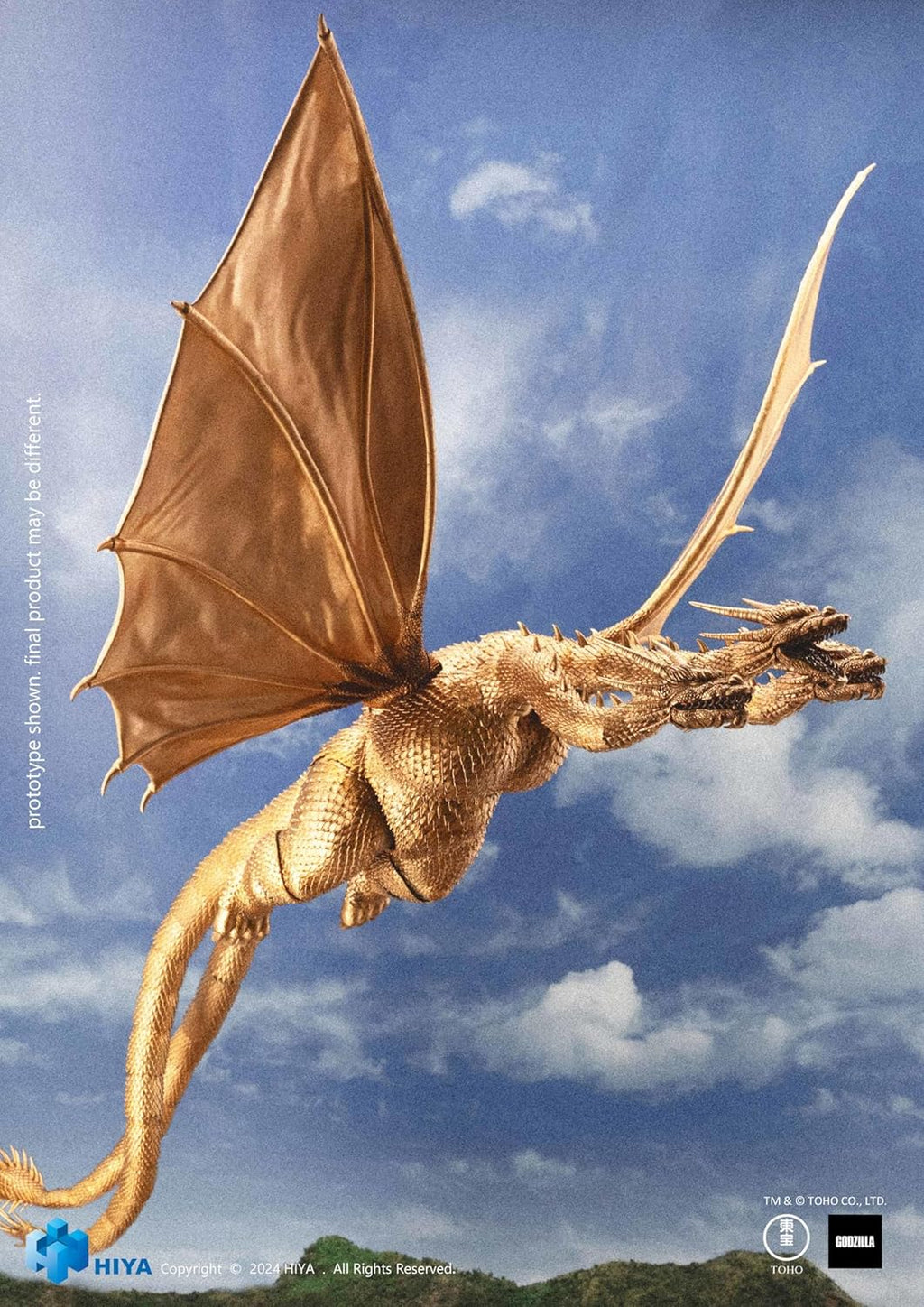 Hiya Toys Godzilla vs. King Ghidorah King Ghidorah Exquisite Basic Series Action Figure G97621