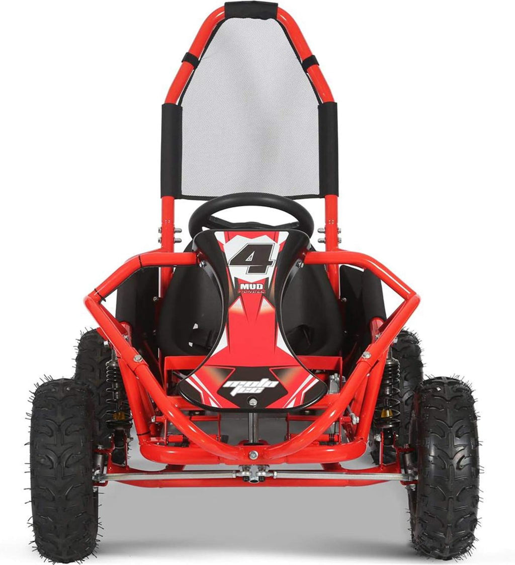 MotoTec Mud Monster 98cc Go Kart Full Suspension Red J358317