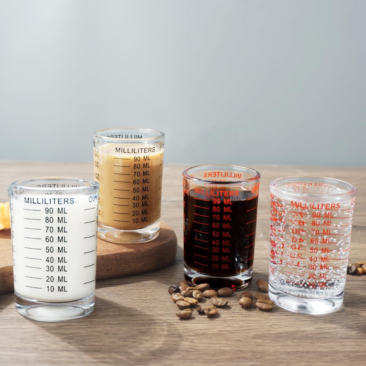 Shot Glass Measuring Cup 3oz Espresso Glass A617