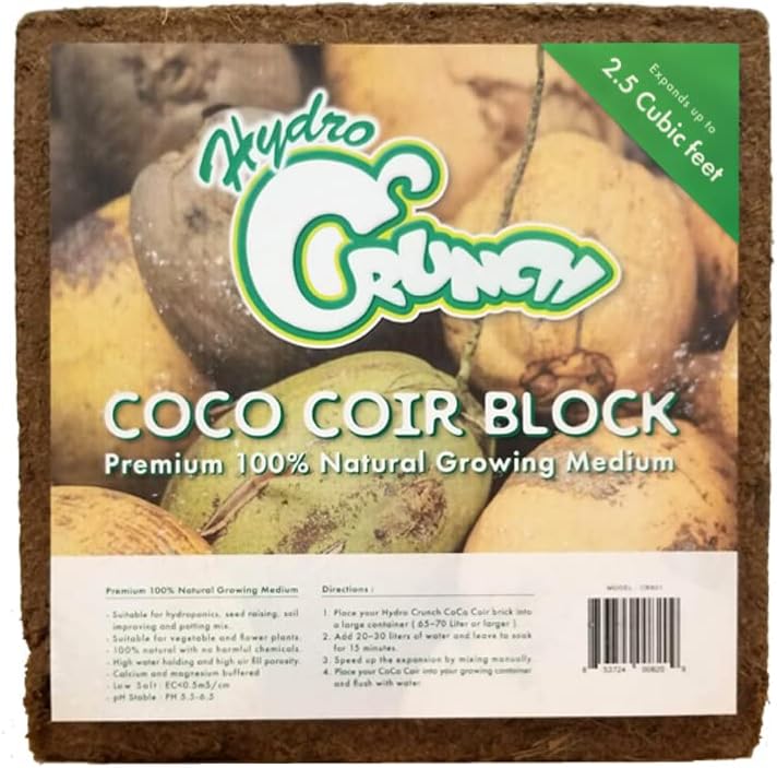 Coco Coir Block 2.5 Cubic Ft 2-Pack a7