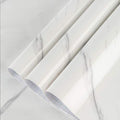 Large White Marble Granite Wallpaper Peel Stick Thicken 31.5x591inch Waterproof Furniture Sticker Self-Adhesive Contact Paper Marble Vinyl Wrap for Countertop Fireplace Backsplash DIY Wall Sticker