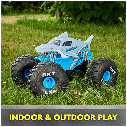 Monster Jam Official Mega Megalodon All-Terrain Remote Control Monster Truck, 1:6 Scale, Kids Toys Ages 4-6+ Y126990