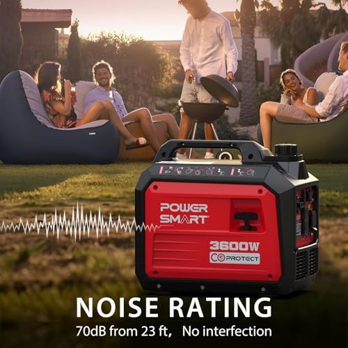 Portable Inverter Generator 2500-Watt Quiet Camping k7x