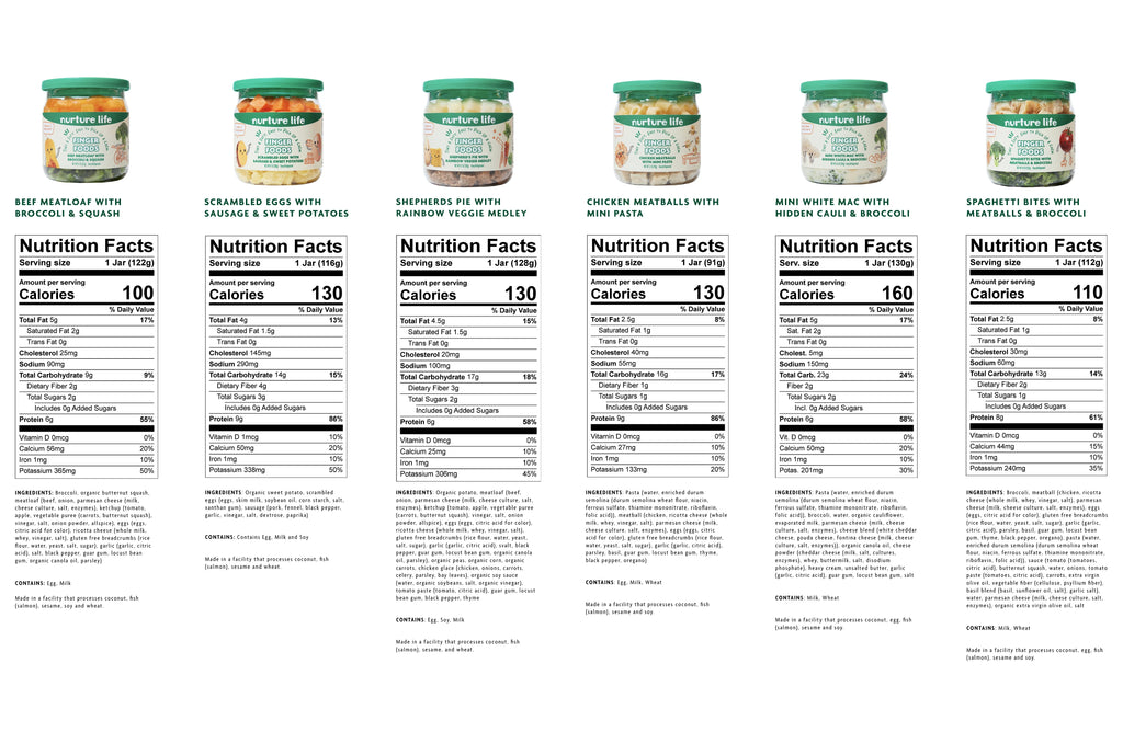 Nurture Life Baby Stage 3 Finger Food Favorites 12-Meal Variety Pack D995581