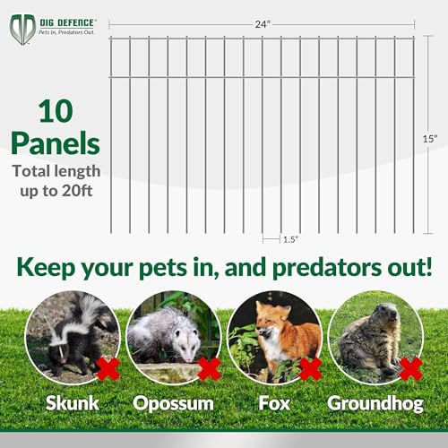 Animal Barrier Fence X-Large 2 Pack 4ft Total Length k7