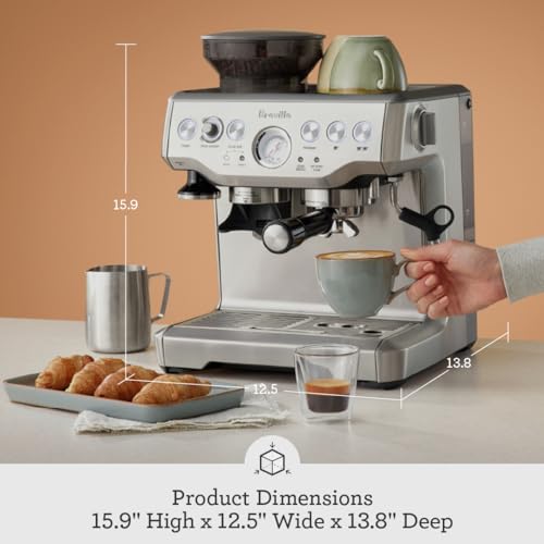 Breville Barista Express Espresso Machine, Stainless Steel P841