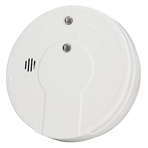 Kidde Premium Smoke Detector, Battery-Operated with Hush Feature, White Y455327