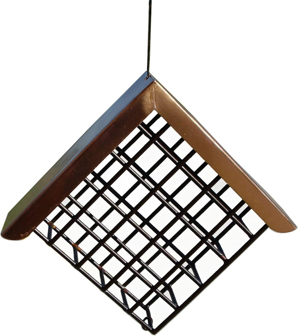 C&S Hanging Suet Basket with Roof 14.4 oz I8244