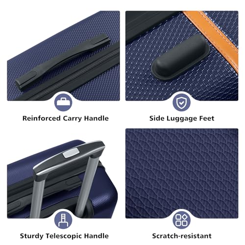 AnyZip Luggage Hardside Suitcase with Spinner Wheels TSA Lock, 28-Inch A6425