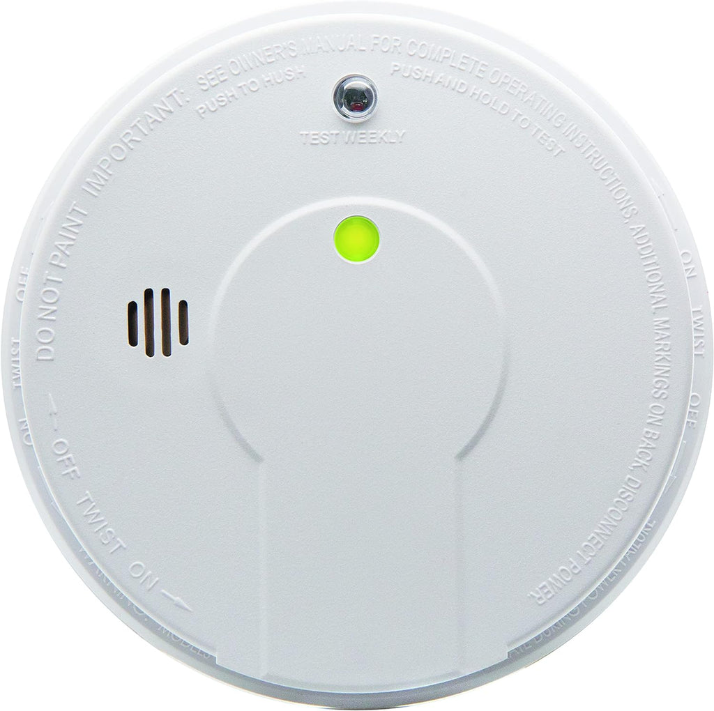Kidde Hardwired Smoke Detector with 9V Battery Backup, Photoelectric Alarm M929010
