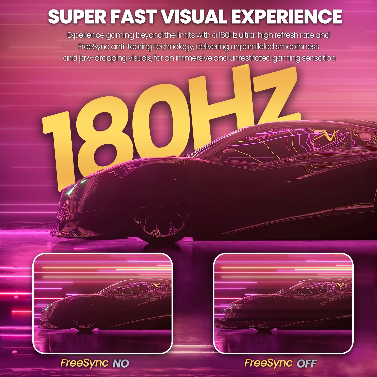 CRUA 32" 165Hz Curved Gaming Monitor, FHD 1080P, 1800R, 1ms, FreeSync R59580