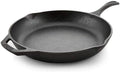 Lodge 12" Cast Iron Skillet - Chef Collection - Perfect Sear - Ergonomic Handles - Superior Heat Retention - Cast Iron Cookware & Skillet