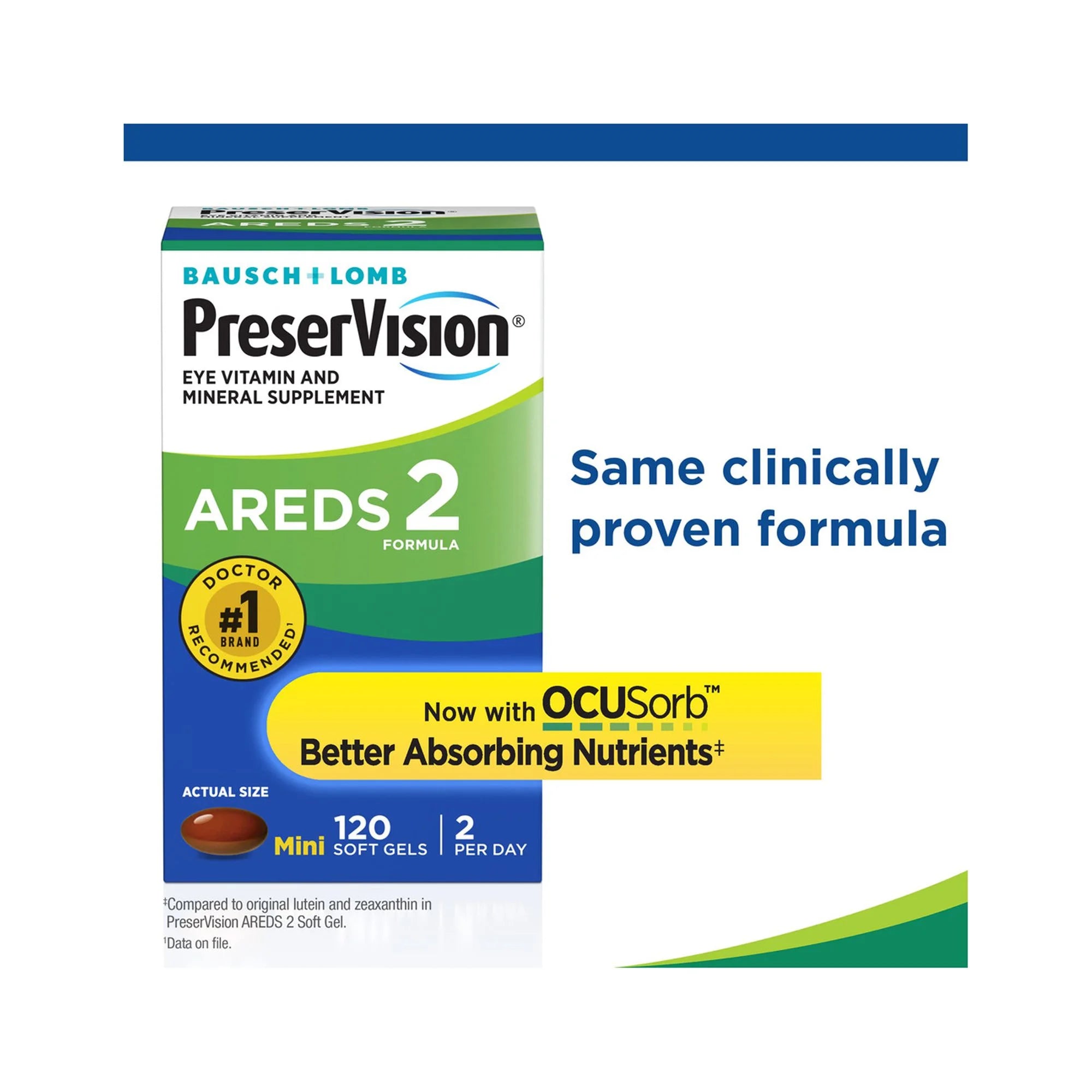 PreserVision® AREDS 2 Formula Multivitamin Eye Supplement, 10 Pack R554802
