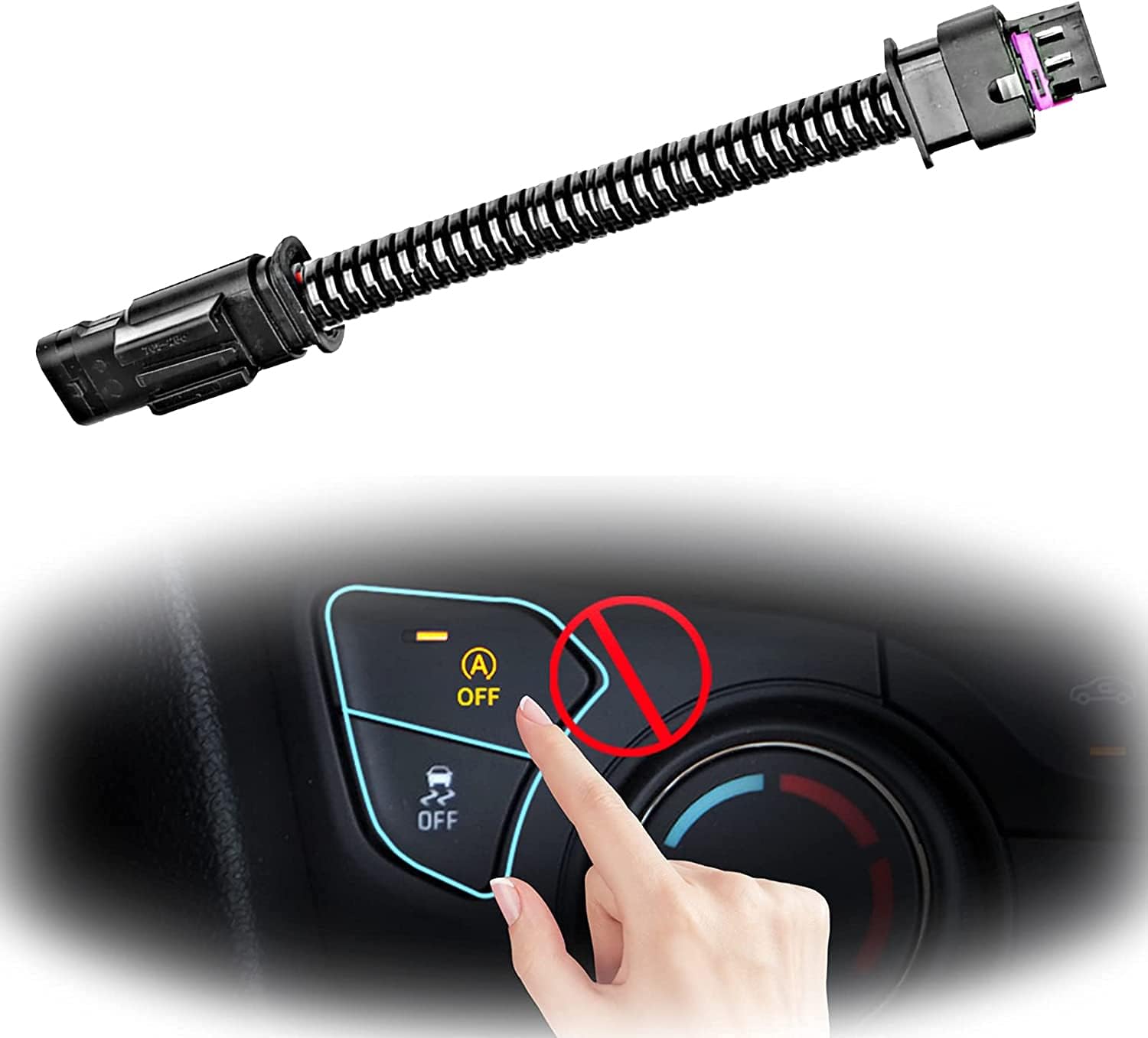 Auto Start Stop Eliminator/Delete/Disable for Chevrolet Equinox (2019-2021)/Malibu (2019-2021)/Cruze (2019-2021) and for Cadillac XT4 (2018-2021)/XT5 (2019-2021)/XT6 (2018-2021) Pack of 2