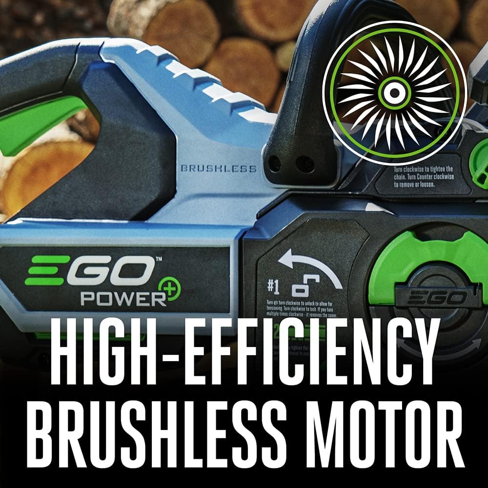 EGO Power+ CS1611 16-Inch 56V Cordless Chainsaw with Battery and Charger N410