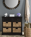 Safavieh American Homes Collection Herman Brown Wicker Basket Storage Unit