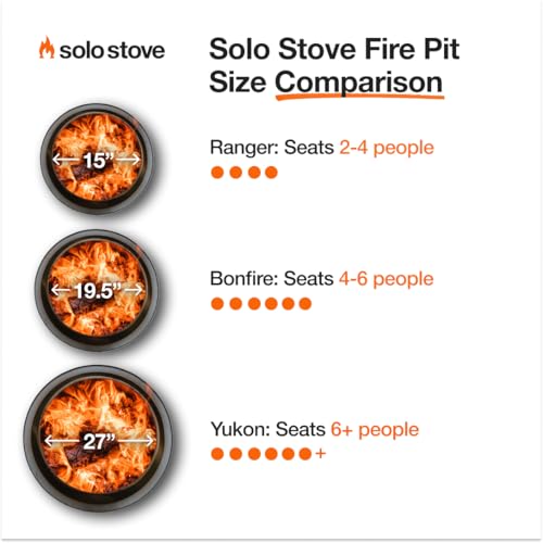 Solo Stove Yukon 2.0 + Stand 27 Inch Smokeless Fire Pit, Stainless Steel, Bronze S256