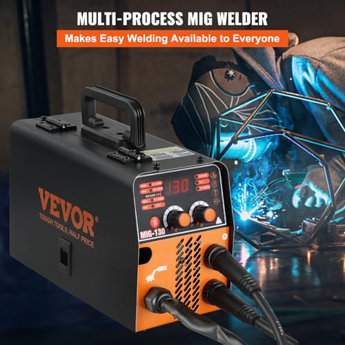 MIG Welder 130A 3 in 1 Combo Flux Core Portable a7