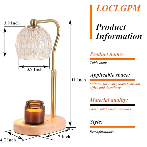 Candle Warmer Lamp with Dimmer and Timer a7k