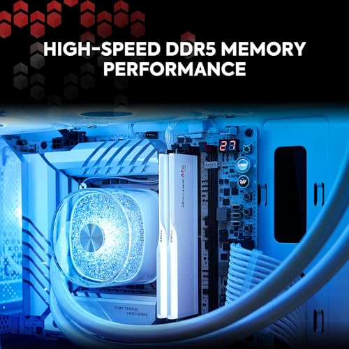 G.SKILL Ripjaws M5 DDR5 RAM 64GB (2x32GB) 6400MT/s Desktop Memory UDIMM Matte Black P27247