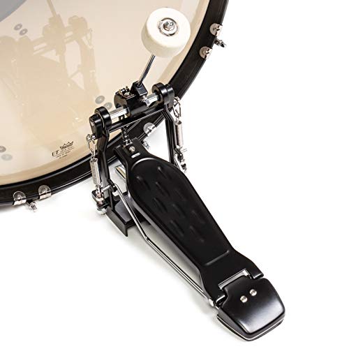 Ashthorpe 5-Piece Full Size Adult Drum Set with Remo Heads & Brass Cymbals S295