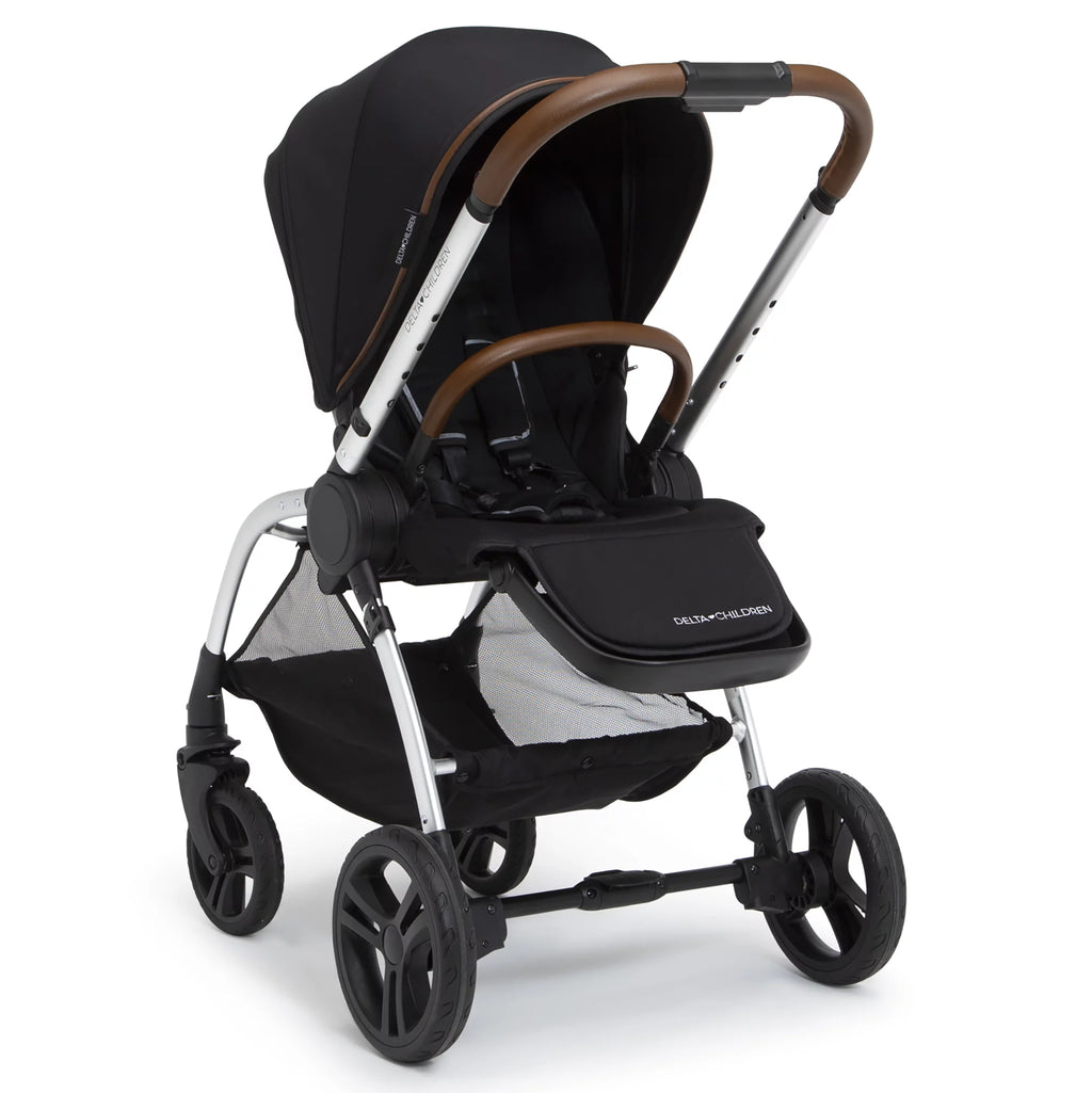 Delta Children Revolve Reversible Stroller, Black G770
