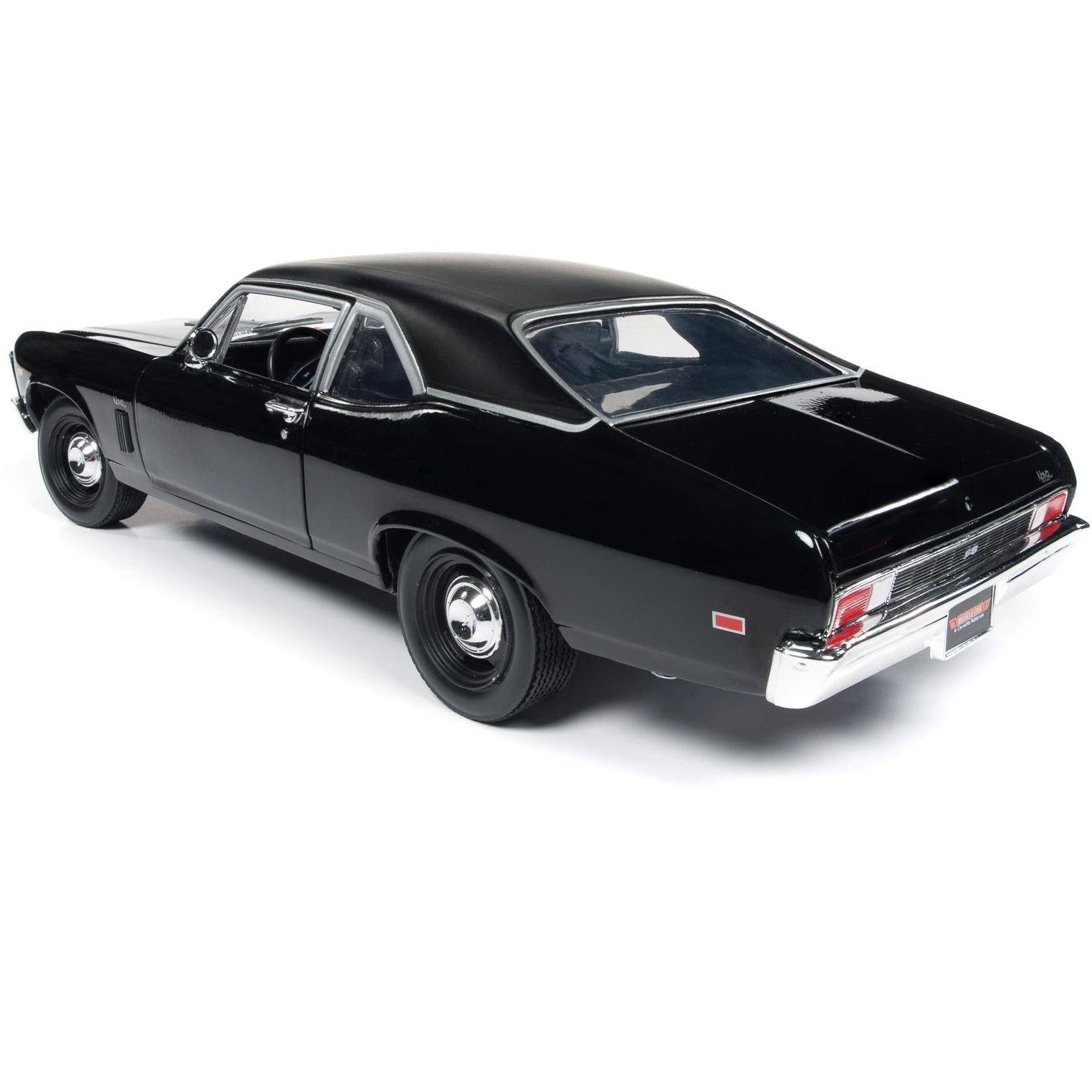 1969 Chevrolet Yenko Nova SS Gloss Black Matt Black Top Muscle Car k7