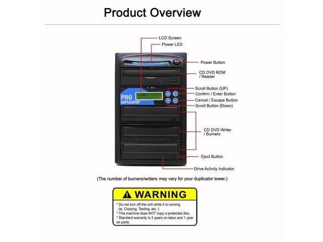 CD DVD Duplicator Copier with M-Disc Support k7