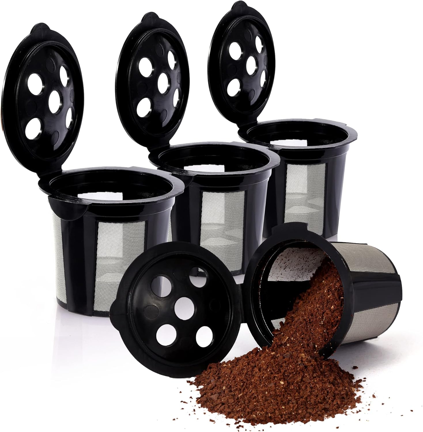 Reusable K Cups for Keurig Supreme, K Supreme Plus and K Slim by PureHQ - Refillable Kcup for Keurig Supreme Coffee Maker - MultiStream Coffee Pods Filter - 4 Pack