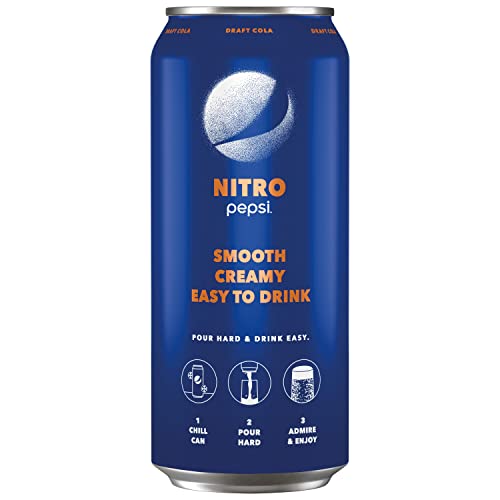 Pepsi Draft Cola, 13.65 Fl Oz Cans, 4-Pack E728