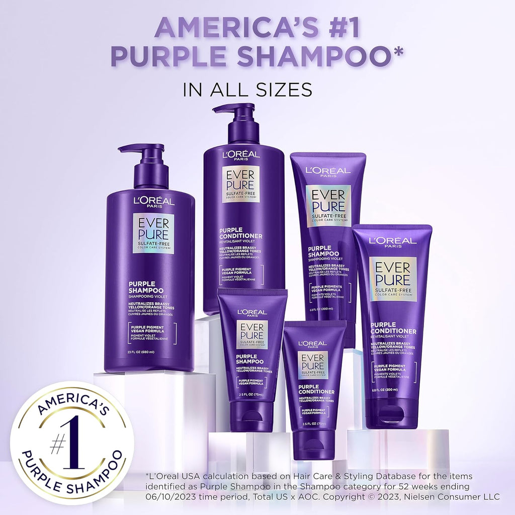 Purple Shampoo and Conditioner Set for Blonde Hair a7