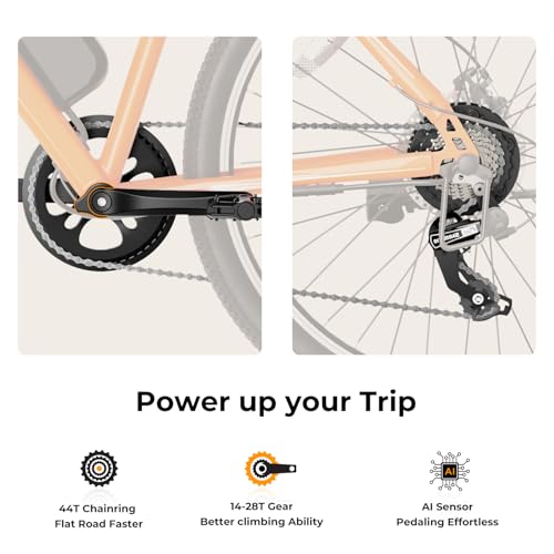 Electric Bike for Adults 500W Motor 40Mile Range 7-Speed k9