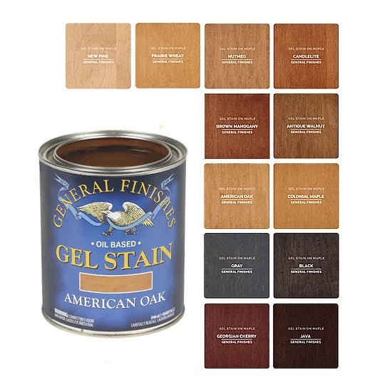 General Finishes Gel Stain Oil Based Antique Walnut Quart G875