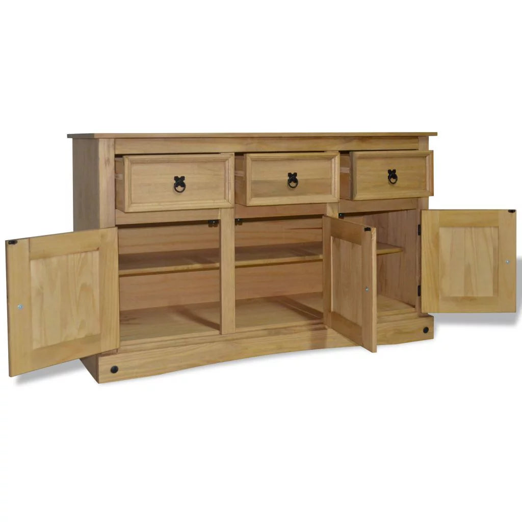 Festnight Sideboard Solid Mexican Pinewood Corona L58347