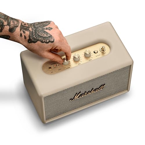 Marshall Acton III Bluetooth Home Speaker, Cream Q25925